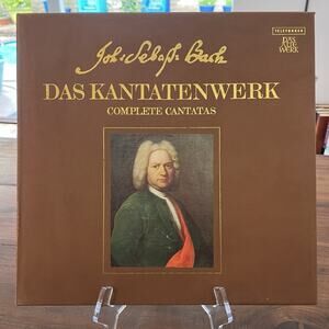 J.S. Bach Das Kantatenwerk Complete Cantatas Vol 10 LP Box Set 1974 Telefunken